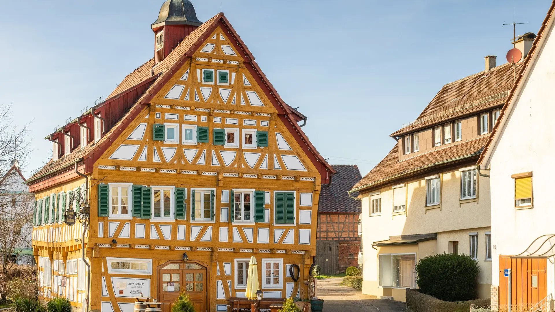 Historisches Fachwerk in Plüderhausen
